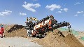 DS mobile screening plant - site contaminated soil pre-screening and processing equipment