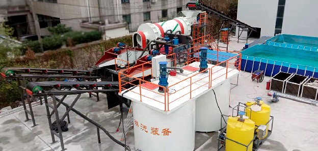 chemical leaching remediation of a soil in Shanghai