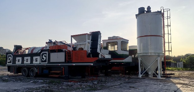 A heavy metal contaminated soil mobile washing project in Wenzhou