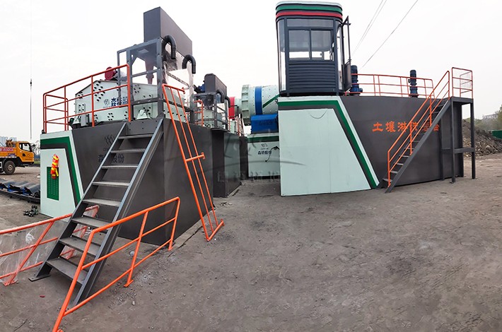 Skid-mounted soil leaching module helps remediation of chromium-contaminated soil!