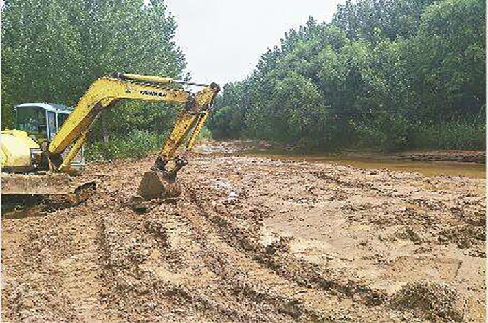 river silt treatment