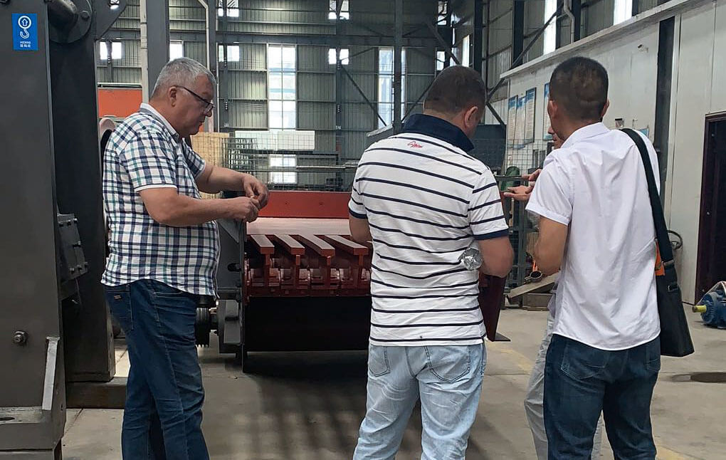 Uzbek customer visit