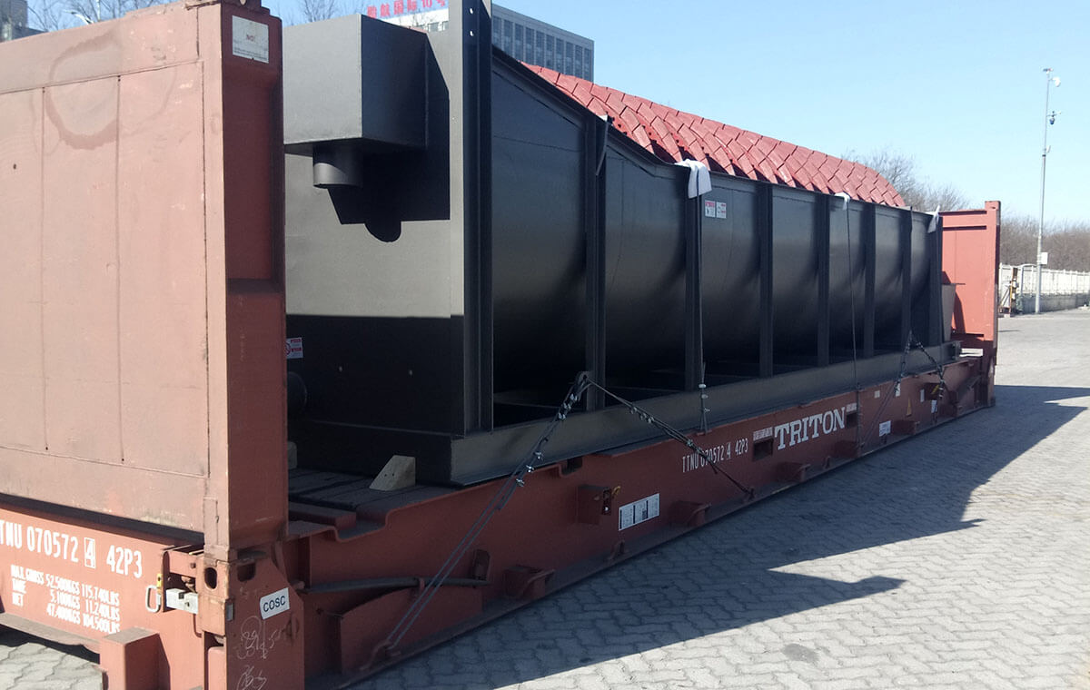 Port departure ceremony for soil leaching remediation project