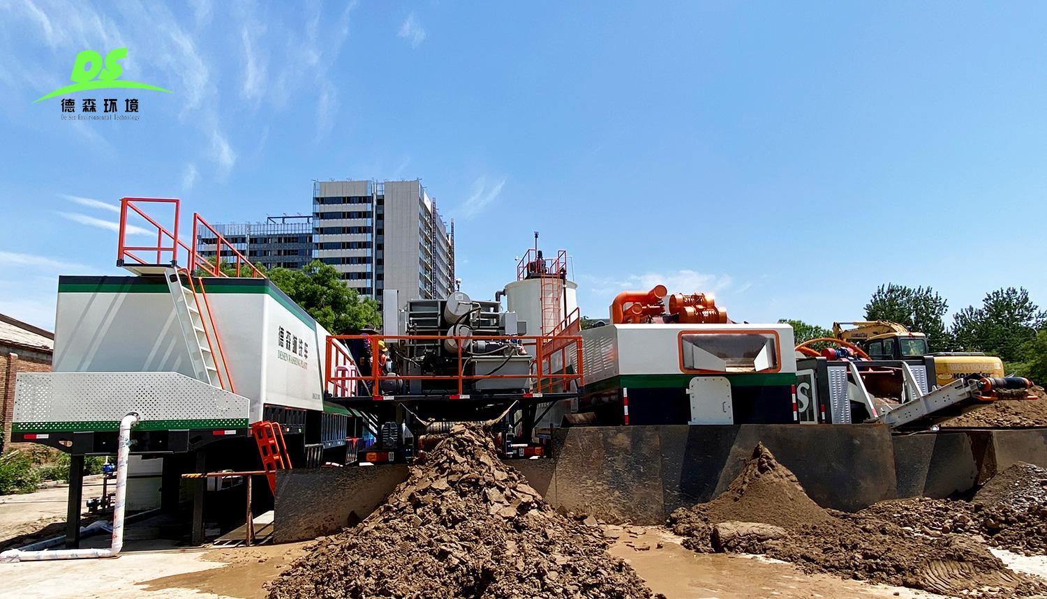 Desen mobile washing and repairing plant
