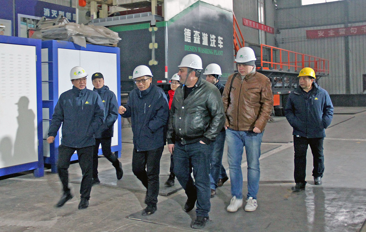 Russian customers visit Desen’s factory