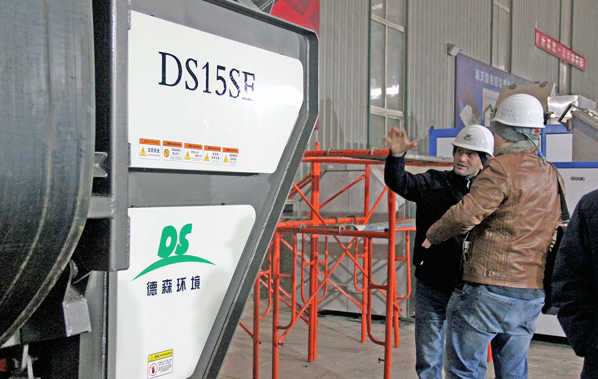 Russian customers visit Desen’s factory