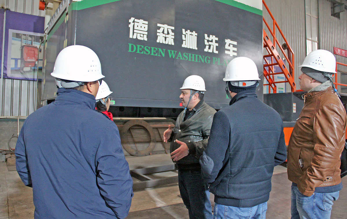 Russian customers visit Desen’s factory