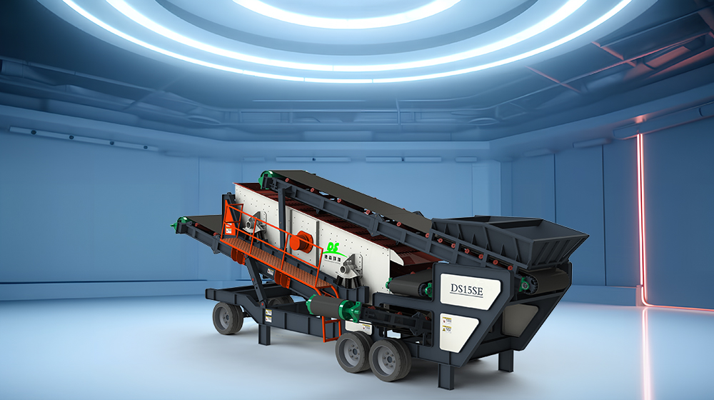 Desen mobile screening plant: suitable for material screening operations in the fields of soil remediation, domestic waste, etc.