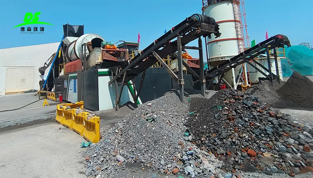 Desen washing and remediation system: Efficiently achieve comprehensive treatment of contaminated soil