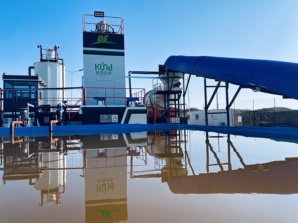 Desen oil contaminated soil washing equipment helps petrochemical pollution site treatment