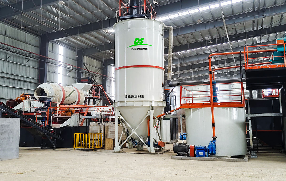 A contaminated soil washing and remediation project in Guangdong