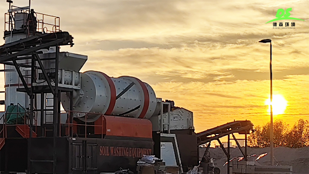 Middle East Oil-Contaminated Soil Washing Project - Trial Run Completed Successfully