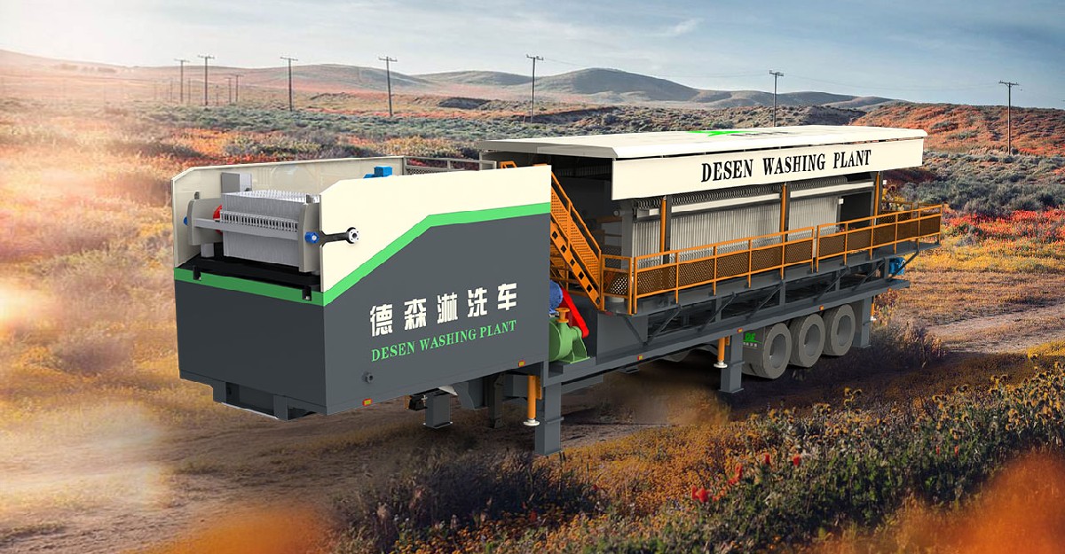 Mobile Solid-liquid Separation Plant for Efficient Soil Washing and Slurry Dewatering