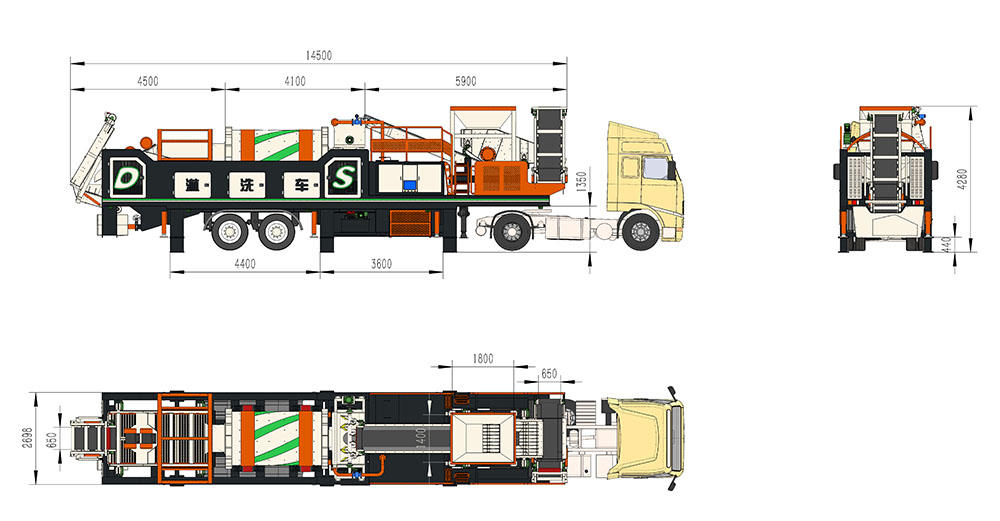 Mobile High-efficiency Scrubbing Plant